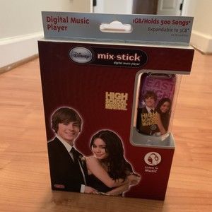 Disney 2008 High School Musical Mix Stick Pink Digital Media Music Playe…